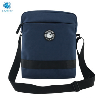 Eco-friendly TPE Coating One Large Compartment Messenger Shoulder Bag Plain One Strap Shoulder Bag